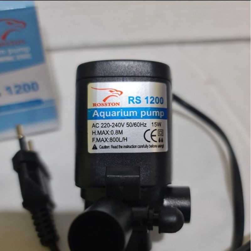 rosston water pump aquarium rosston 1200 rs 1200 murah