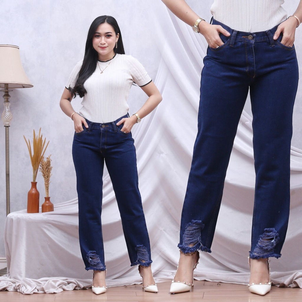 HW BASIC PREMIUM HW JEANS / CELANA HIGHWAIST JEANS / HAIGH WAIST JEANS / HW MURAH