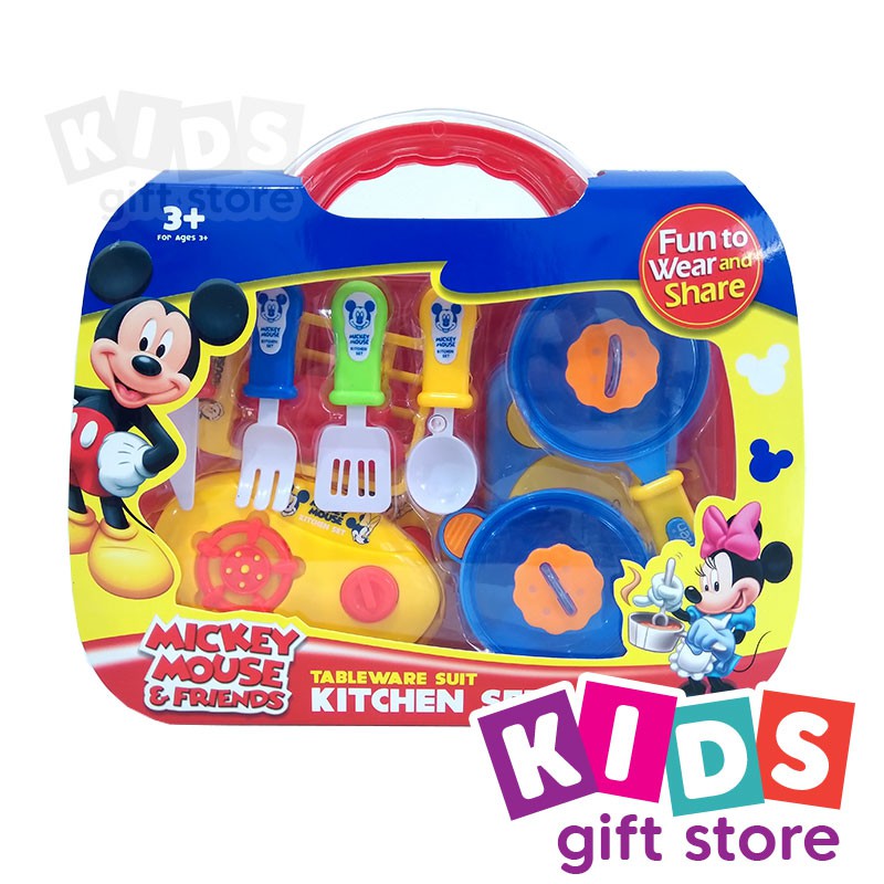 Mickey Mouse Tableware Kitchen Set