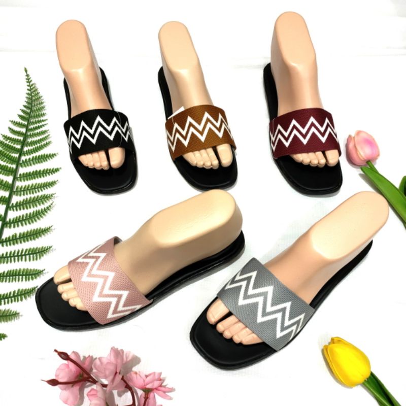 sandal wanita rajut import terbaru Felonie Wi 01. sandal wanita murah.