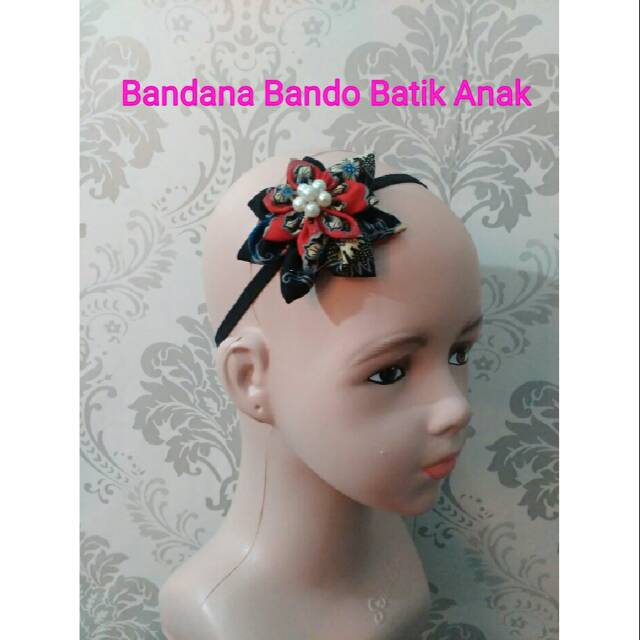 Bandana Bando Batik Anak