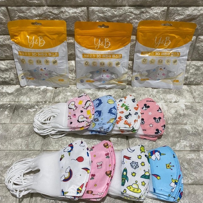 Termurah Masker Duckbill Anak isi 10pcs