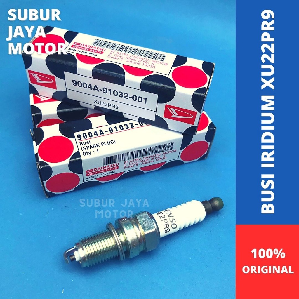 DAIHATSU Spark Plug Busi Mobil Avanza Vvti Xenia Rush Terios Granmax Accord Karimun Denso XU22PR9