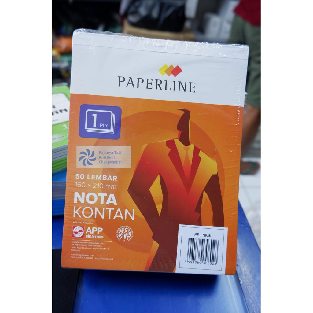 

Buku Nota Paperline K1 1 Rangkap / 1Ply Kecil isi 50 Lemba