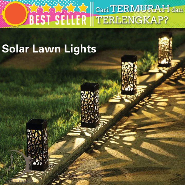 Bisa COD Lampu Taman Tenaga Surya Otomatis Garden Decoration