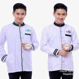 KOKO NU PUTIH HIJAU HITAM l Baju Koko Pria l Gus Azmi l KOKO NU PUTIH HIJAU HITAM l Baju Koko Pria l Gus Azmi l