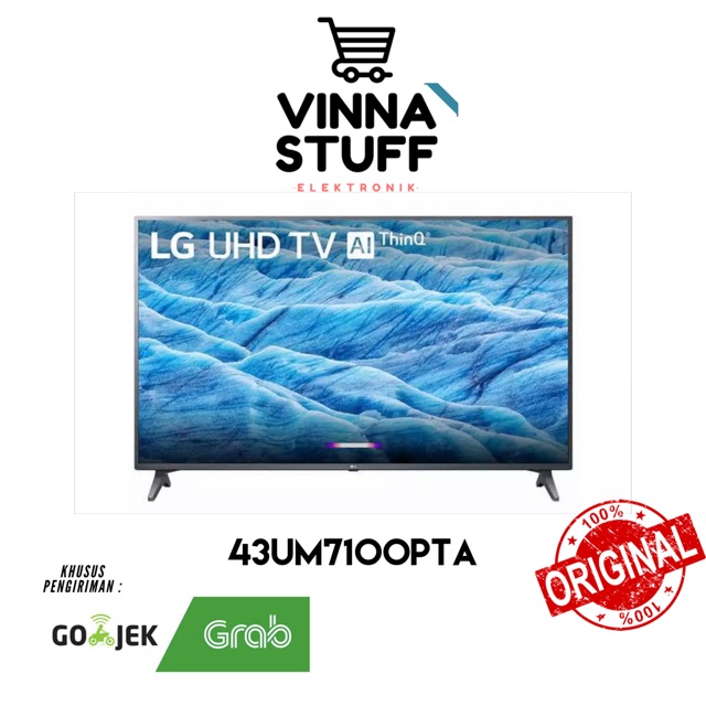 Televisi LED 43 Inch LG 43UM7100PTA Smart TV Internet Youtube
