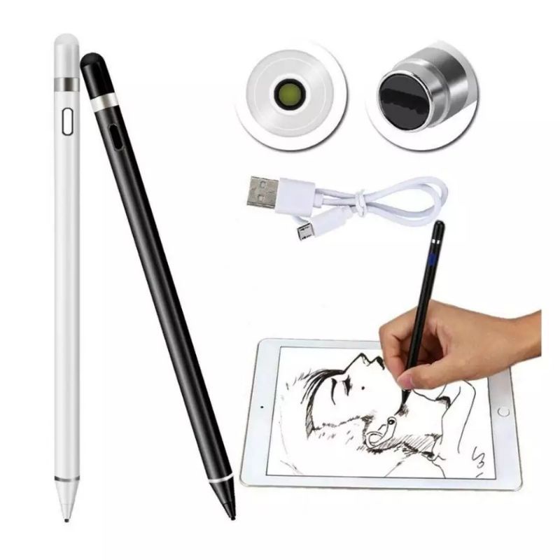 Pen Stylus Universal Android dan ios Buat Hp/ Tab/ ipad/ Laptop Model Touch Screen