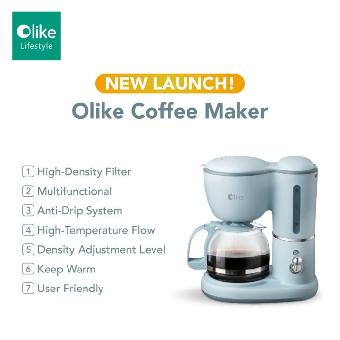 OLIKE COFFE MAKER MESIN KOPI ELEKTRIK GARANSI RESMI OLIKE INDONESIA