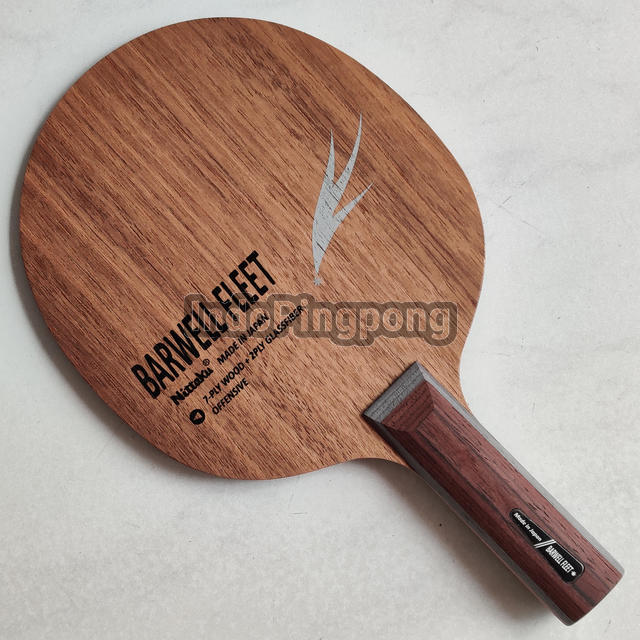 -ST- Nittaku Barwell Fleet - GlassFiber Blade Kayu Barwel