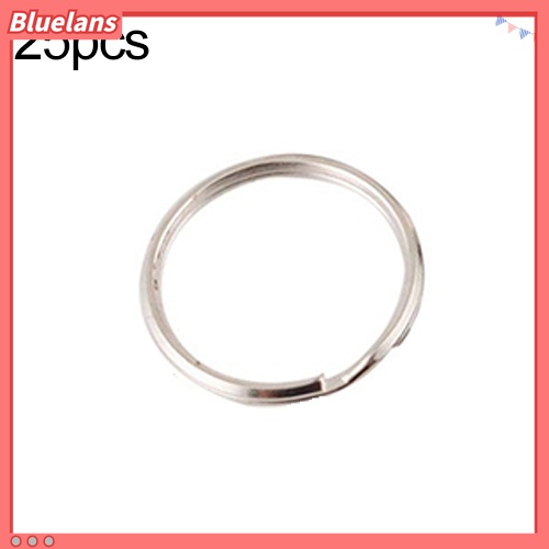 25pcs Gantungan Kunci Ring Loop Bahan Metal Ukuran 25mm