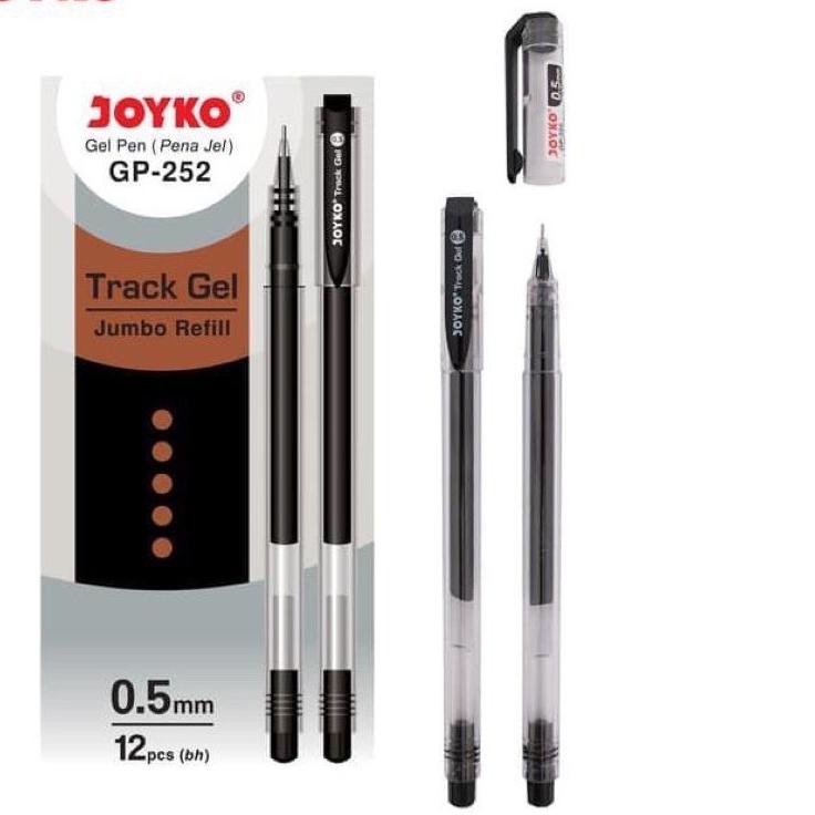 

CMM GEL PEN / PENA JOYKO GP-252 TRACK GEL 0.5 MM 1 BOX 12 PCS Best Seller