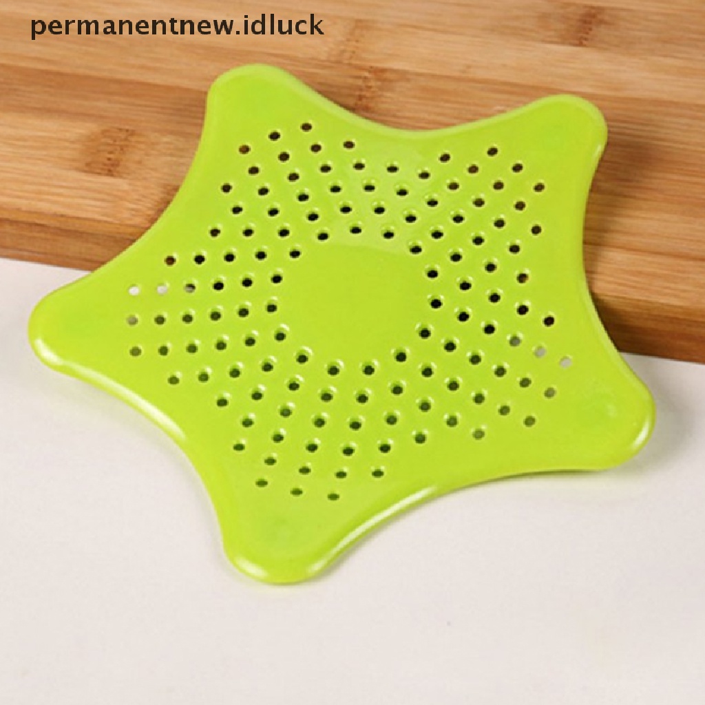 Filter Penangkap Rambut Bahan Silikon Bentuk Bintang Untuk Wastafel Dapur