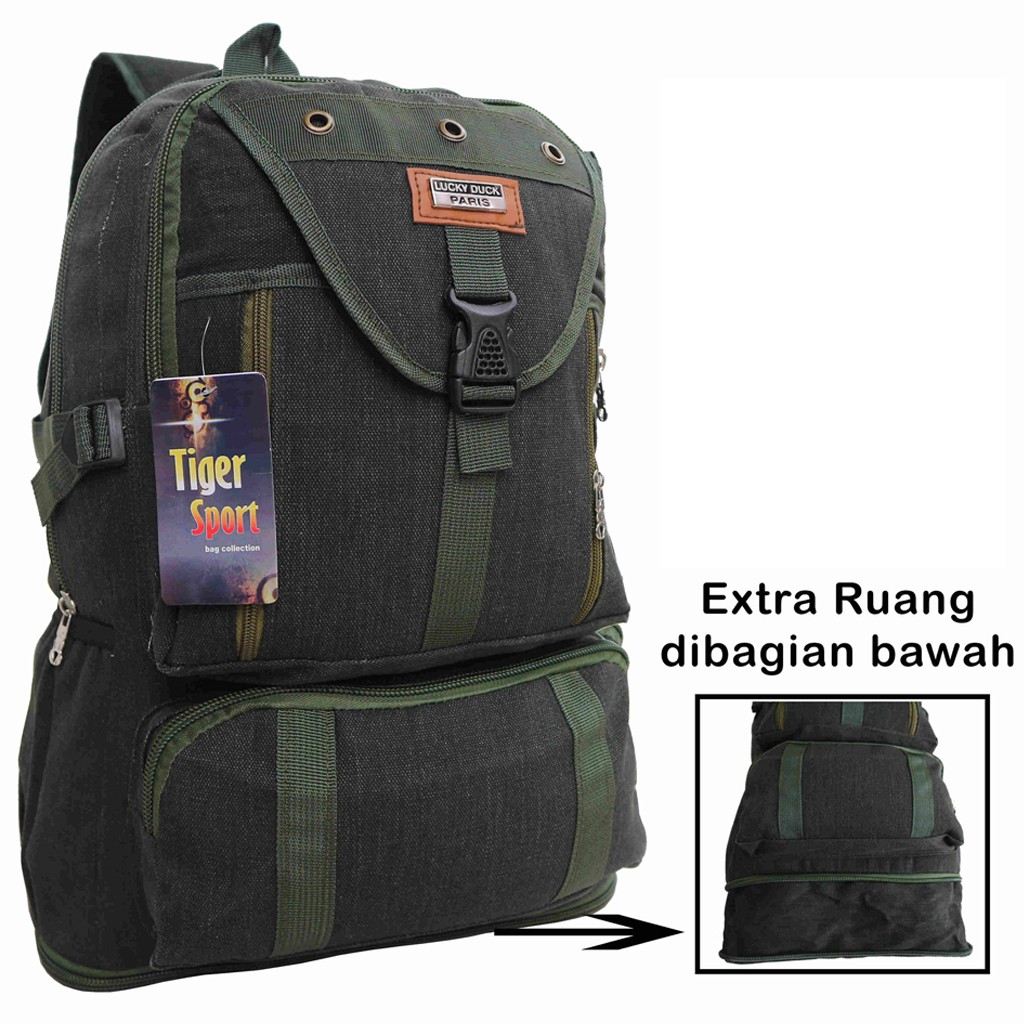 Jual Tas Ransel Gendong Punggung Ukuran Besar Outdoor Hiking Carrier Keren Expansion Mudik Traveling