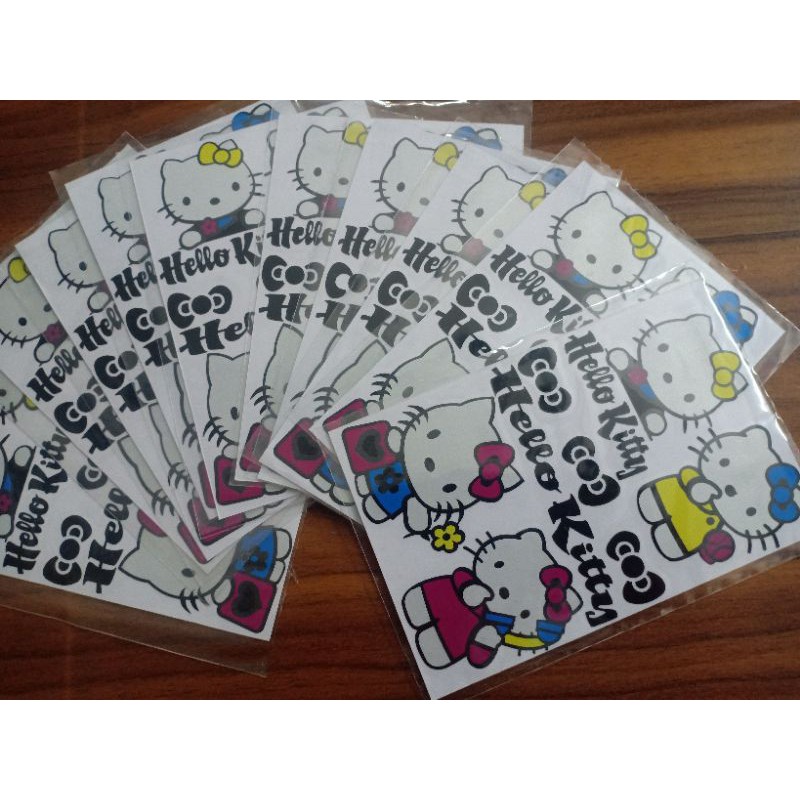 

sticker cutting hello Kitty kartun berkualitas