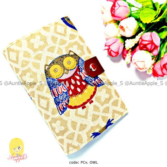 OWL PASSPORT HOLDER/PASPOR COVER/SAMPUL PASPOR/POUCH PASPORT LUCU/BURUNG HANTU OWL STUFF OWL LOVERS