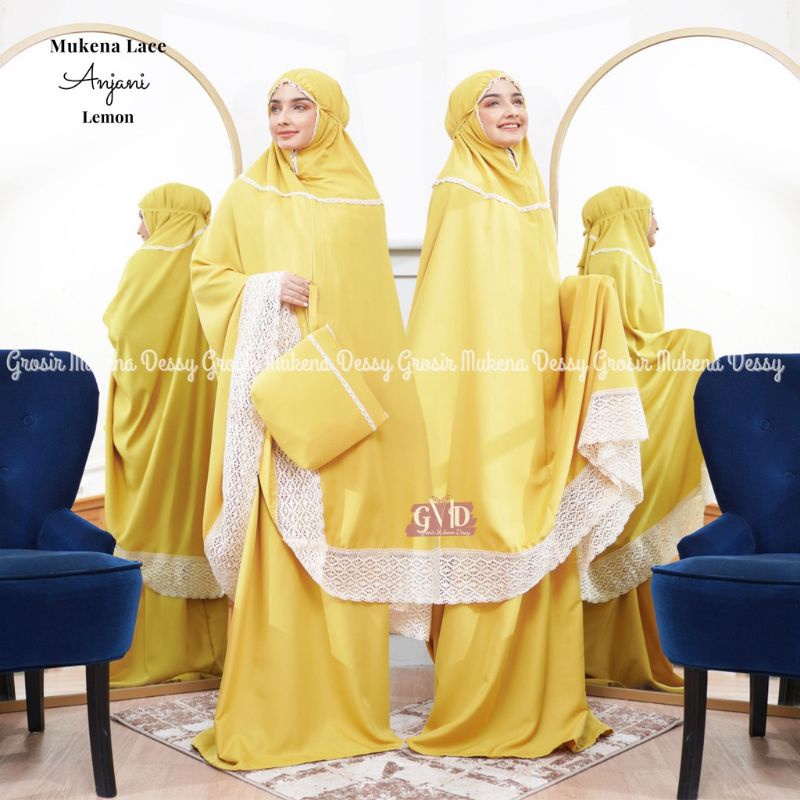 Mukena Katun Dewasa Lace Anjani