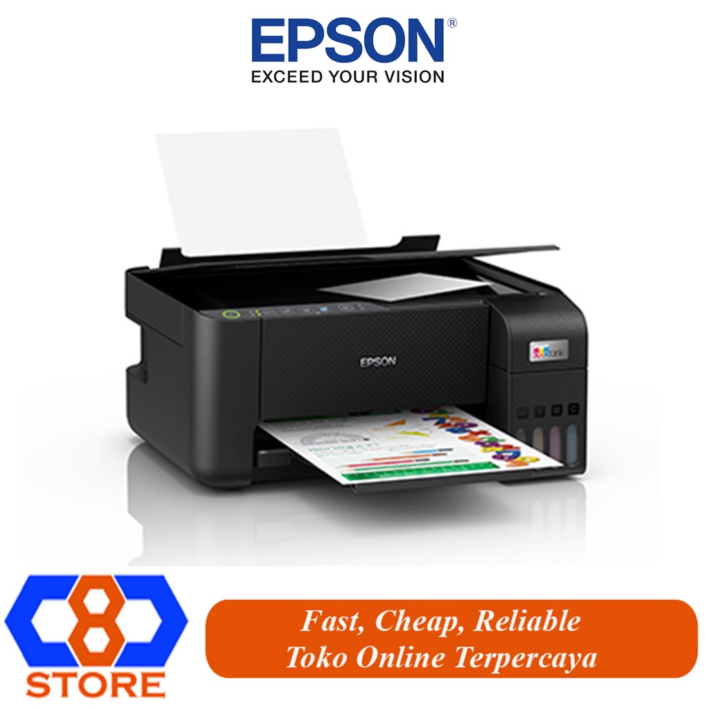 PRINTER EPSON L3250 (PENGGANTI L3150) SCAN COPY WIFI GARANSI RESMI