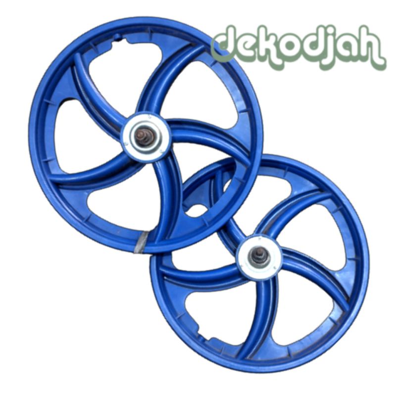 VELG BINTANG SEPEDA UKURAN 18 1 SET DEPAN BELAKANG