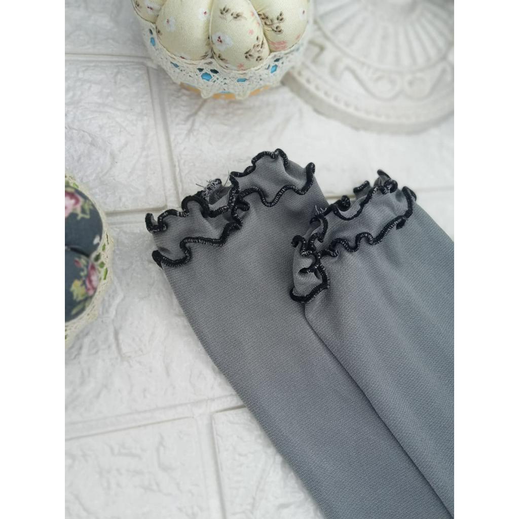 Jual handsock maulida seri 2 / produsen manset bandung Maulida list hitam