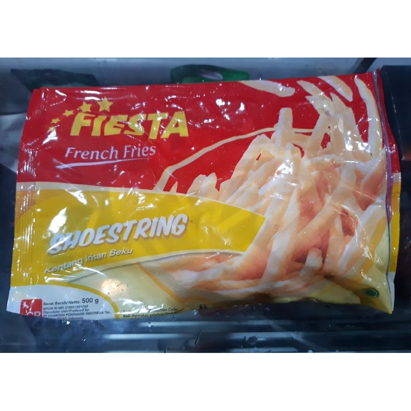 

Fiesta french fries shoestring 500gr fastfood instan ready to eat