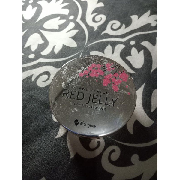 MS GLOW RED JELLY PRELOVED SHARE IN JAR MURAH