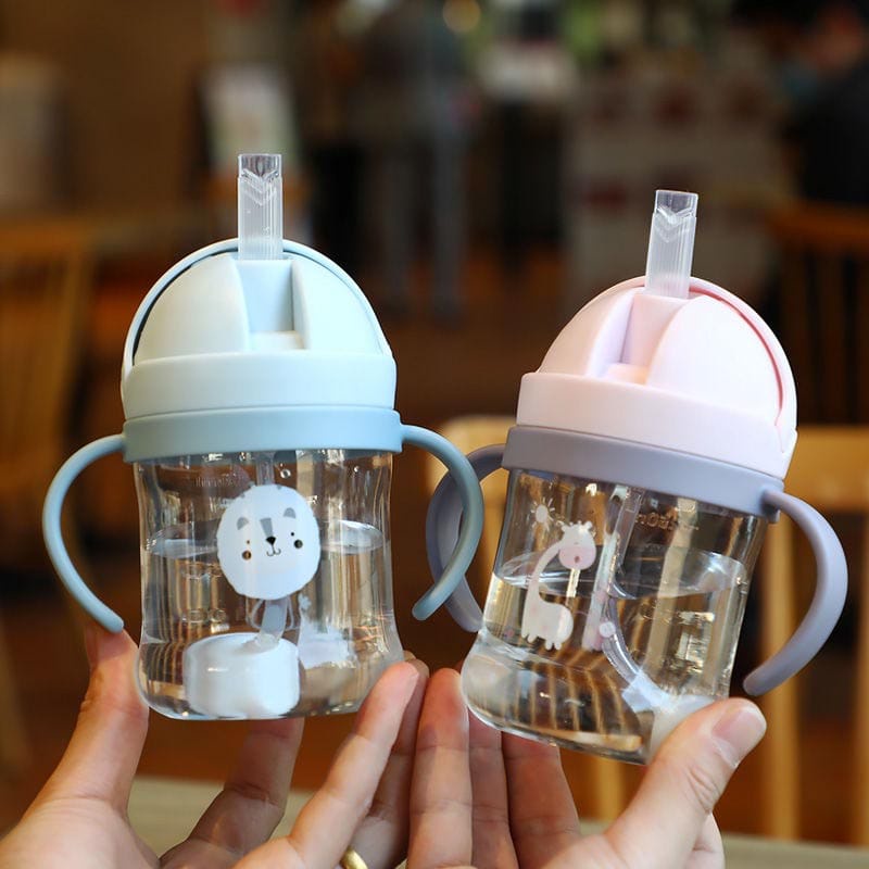 BOTOL MINUM ANAK / BABY GAGANG NEW DESAIN BPA FREE 300mili SEDOTAN