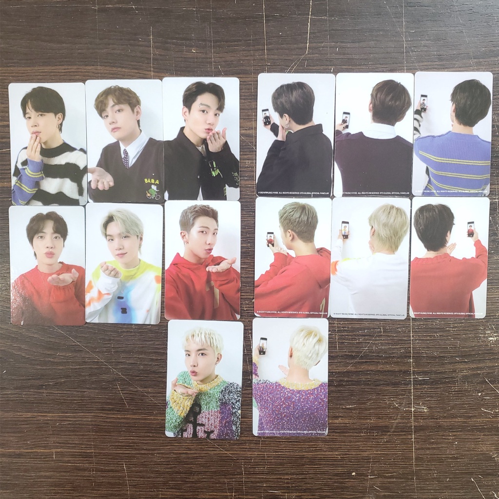 7pcs / set Kartu Foto Mini HD BTS Merch Untuk Koleksi