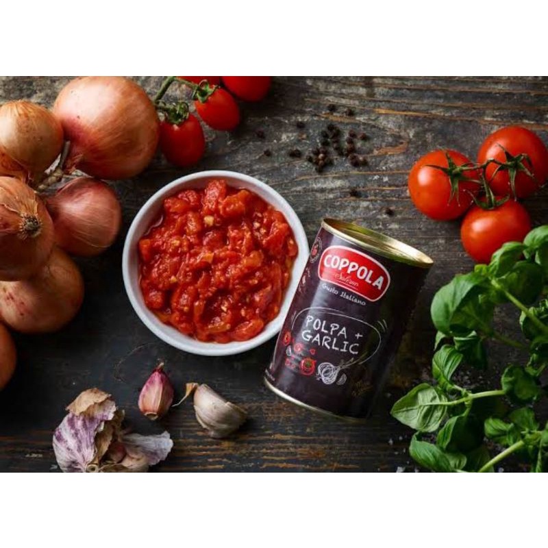 

Coppola Sauce Polpa + Garlic 425gr/import