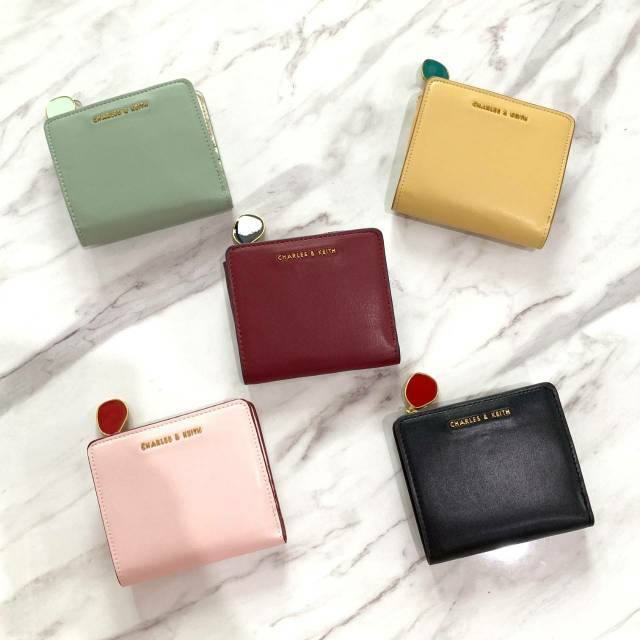 Ck Classic Snap Button Wallet / Dompet Kuning / Dompet Cewek / Dompet Lipat / C518