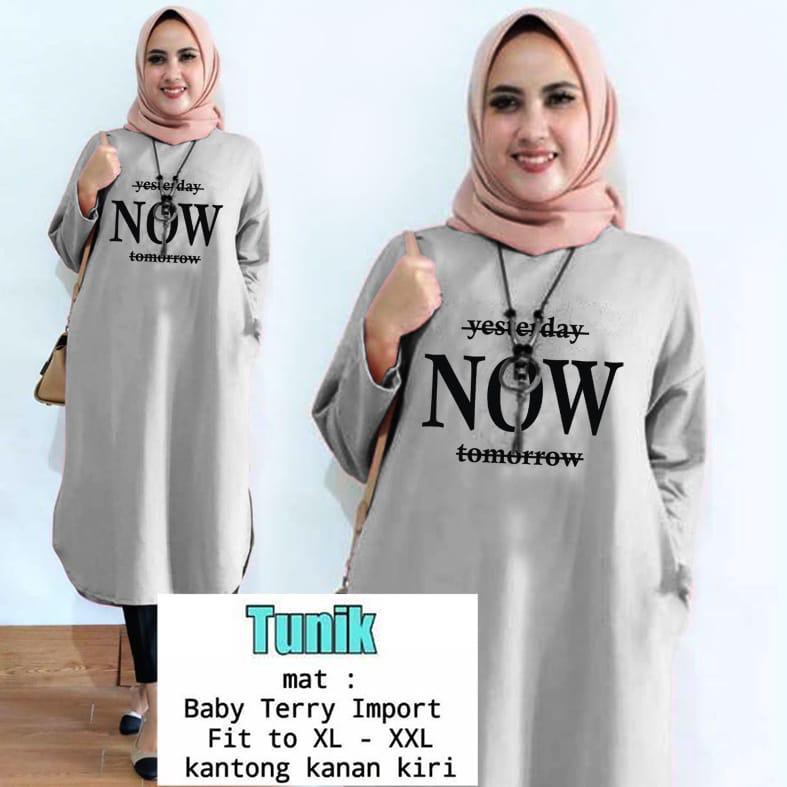 TUNIK NOW / TUNIK MAMACHI /TUNIK POLOS/ TUNIK CEWEK / TUNIK PANJANG / TUNIK MOTE / TUNIK MUSLIM