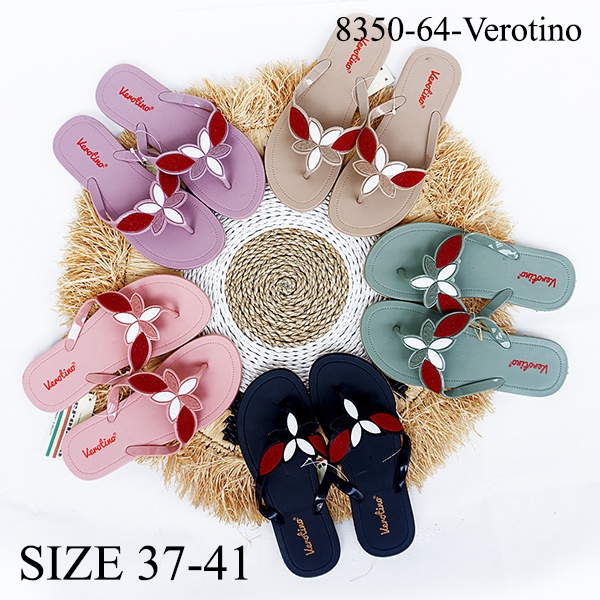 6.6 HEMAT HKD Sendal Jepit Wanita 8350-64 Kekinian Verotino