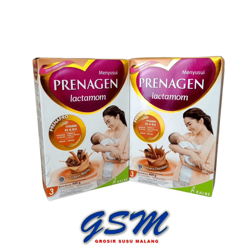 Prenagen Lactamom Coklat,vanila ,Mocha 400g