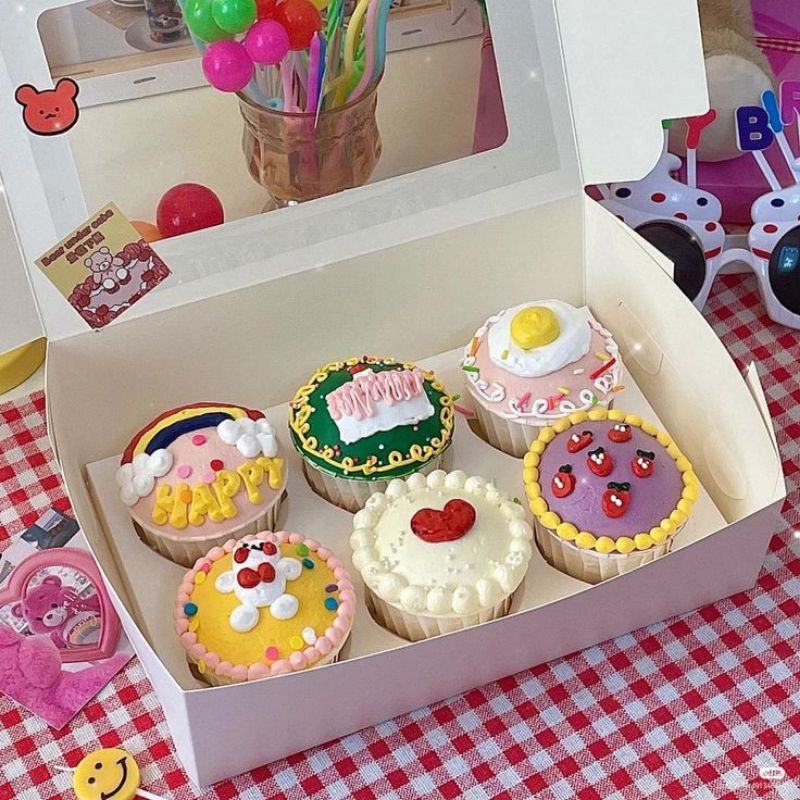 Jual Cupcake custom Cupcakes Buttercream Cupcake korea Korean cake