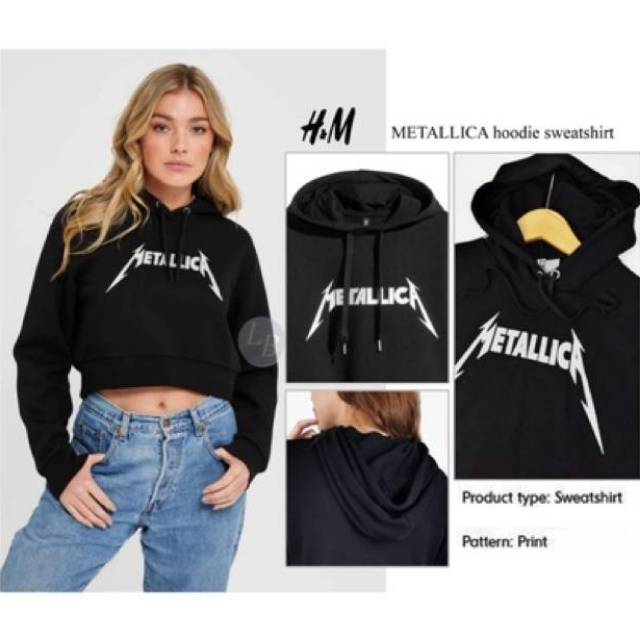 hoodie metallica h&m