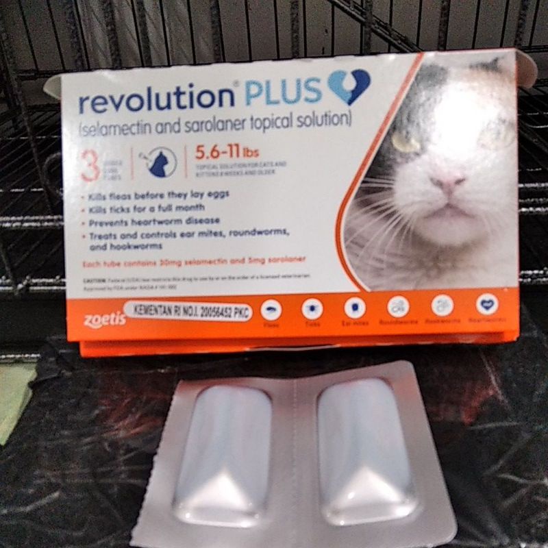 Revolution Plus Cat Kucing 5.6-11lbs Obat kutu (1 tube) Promo