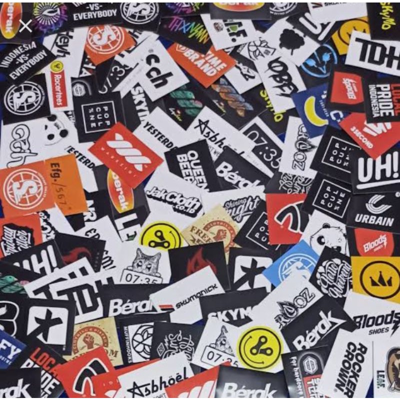 

Stiker merk distro Murah tanpa minimal order