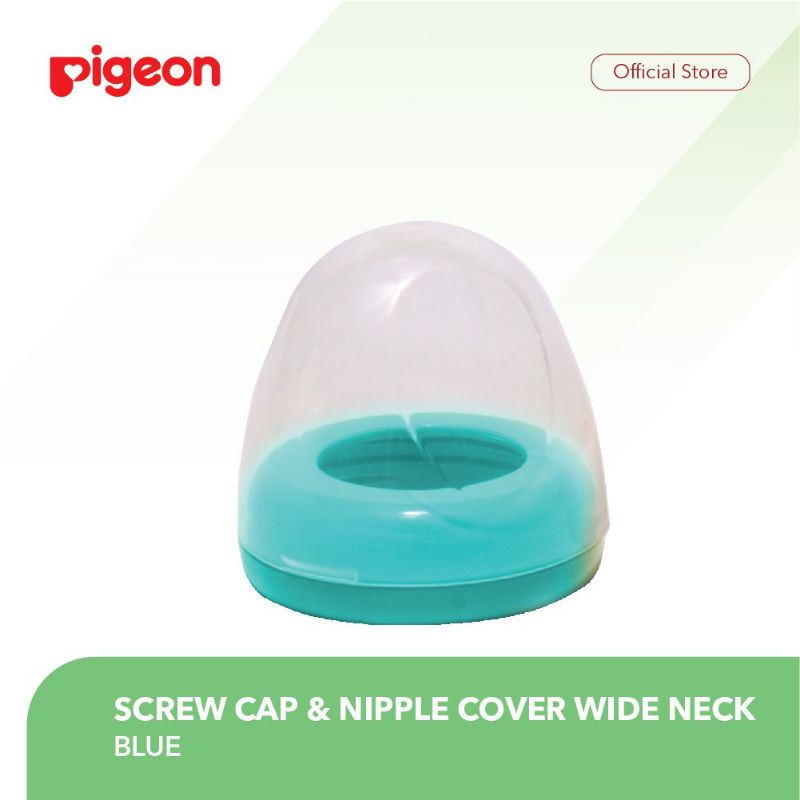 Pigeon Screw Cap &amp; Nipple Cover Wide Neck - Tutup Botol Susu Bayi