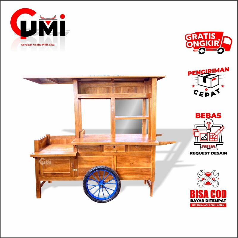 Gerobak Nasi Goreng & Bakmi Jawa | Gerobak jualan bakmi jawa / Gerobak jualan nasi goreng | gerobak 