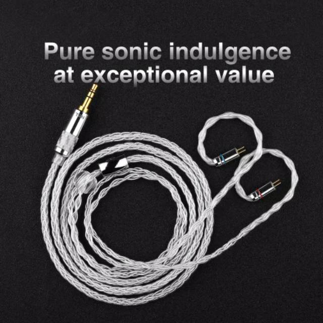 TRN T3 8 Core Pure Silver Cable 3.5mm Upgrade Cable