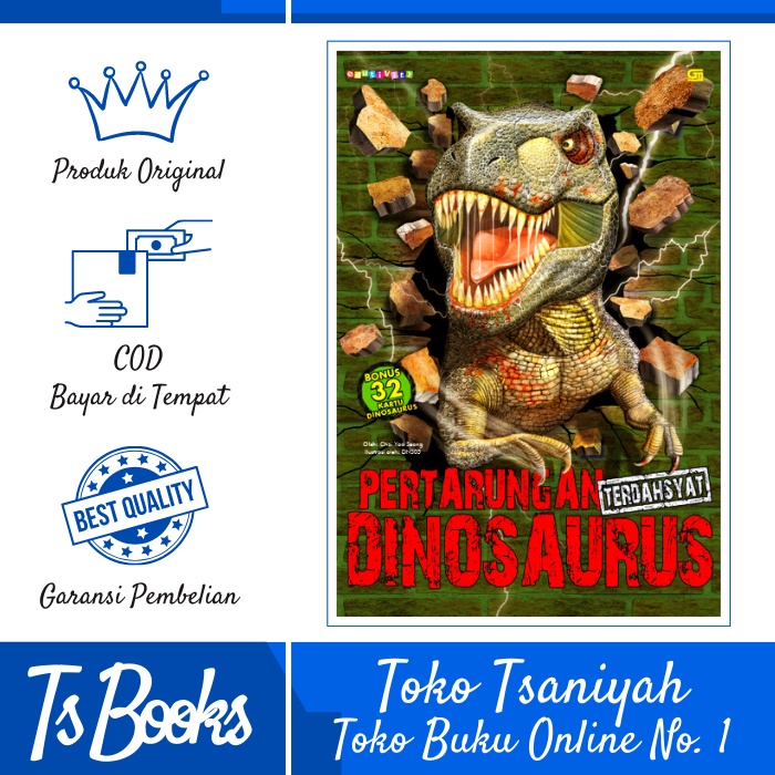 Buku Dinosaurus Pertarungan Terdahsyat Dinosaurus You Seong Choi Tyrannosaurus Rex Allosaurus Tarbos