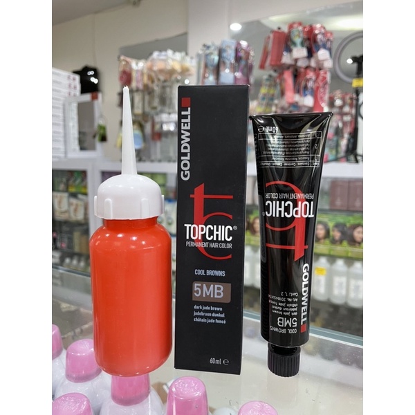 Goldwell Topchic Hair Color 60ml &amp; Oxydant 120ml Kode 5MB