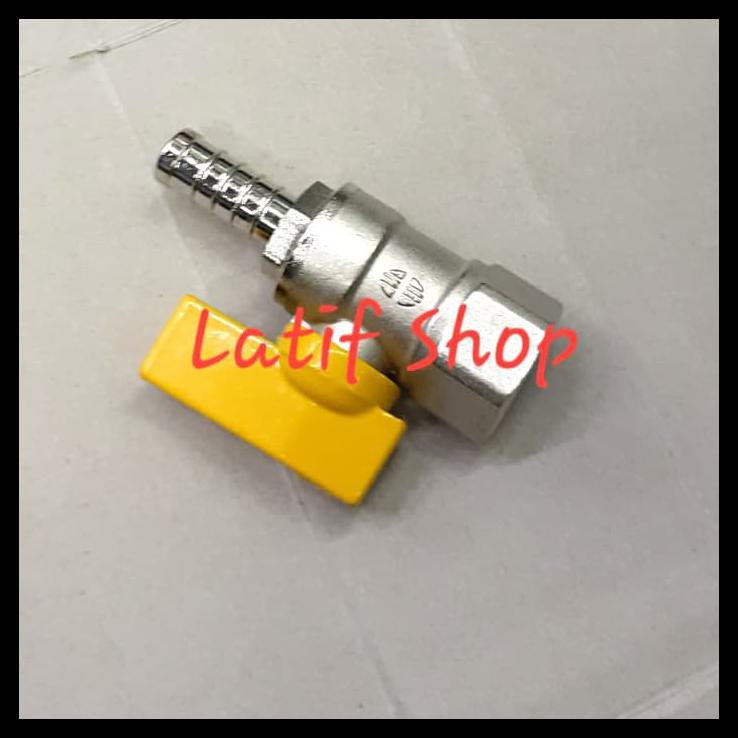 Stop Kran Gas Rifeng Dn 10 /Stop Gas Kompor /Stop Valve Gas Drat Dalam