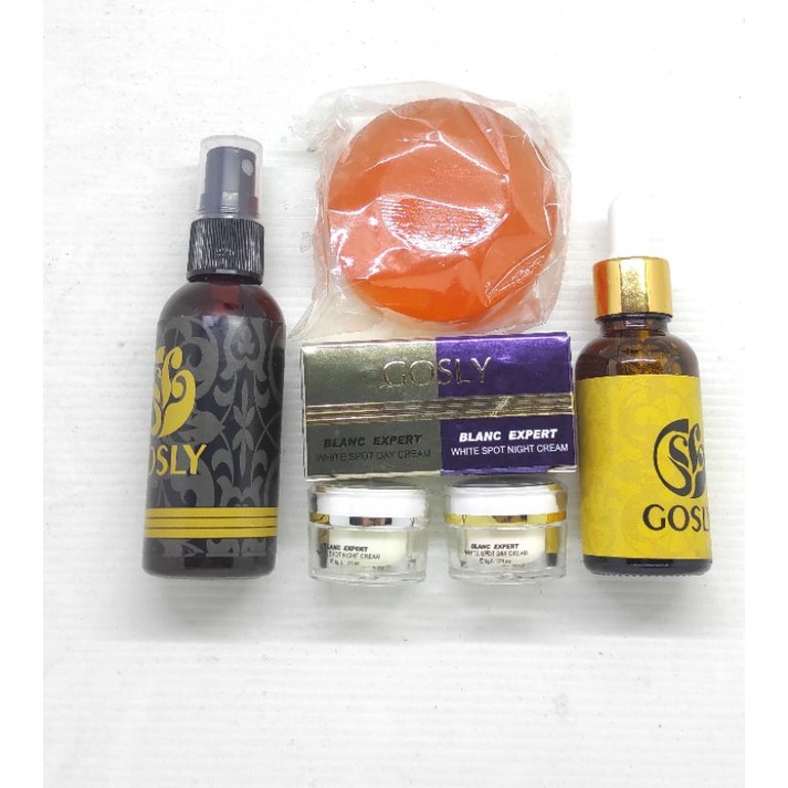 Gosly Cream Paket (Serum+Toner+Sabun)/Gosly Paket Lengkap