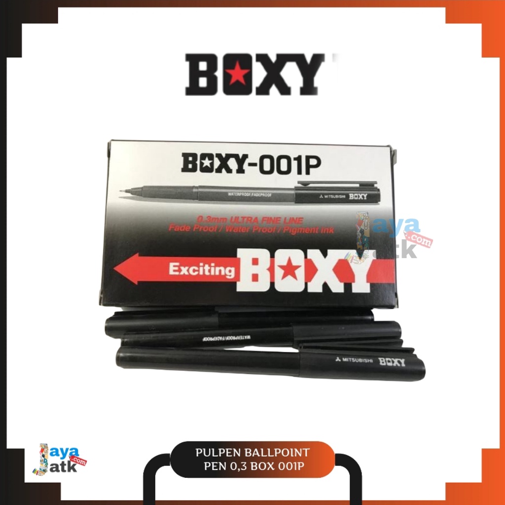 

Pulpen Ballpoint Pena 0,3 - Boxy 001P
