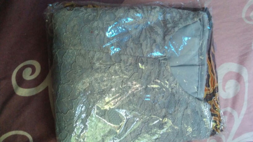 (ori -6 Varian Warna) Batik Couple Kartika 2495 Gamis  Modern Motif Kelabang - Bs059