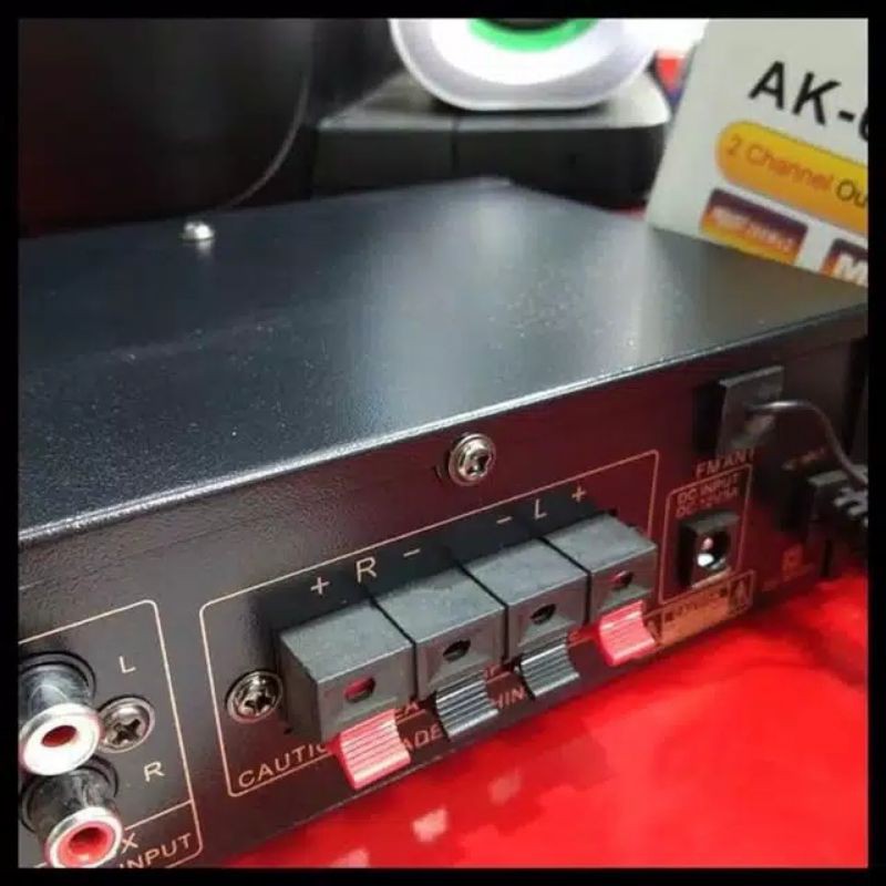 COD✓POWER AMPLIFIER BLUETOOTH FLECO AK-698BT STEREO//AMPLI MURAH FLECO Ak-689BT