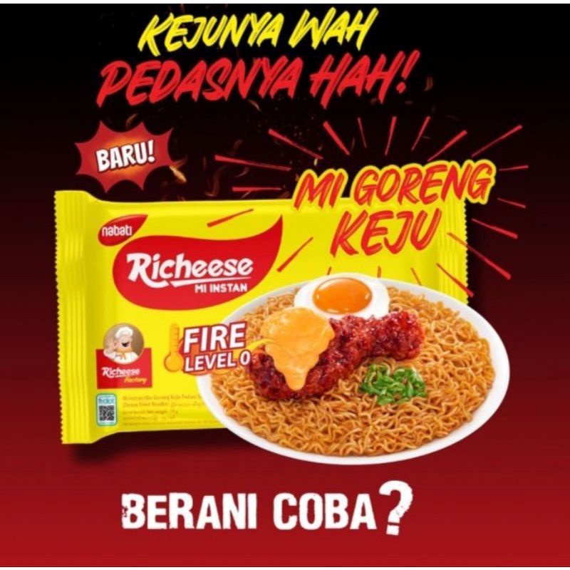 

MIE GORENG / RAMEN ( KUAH) RICHEESE/ MIE GORENG KEJU READY STOCK/ VIRALL