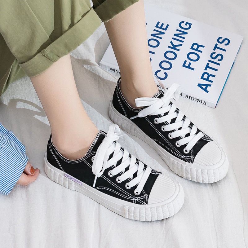 Favorite &quot;FREE BOX&quot; (Size 37 - 41) Sepatu Sneakers Pria/Wanita Korea Sneakers Kanvas Sepatu Cassual Stylish 9080