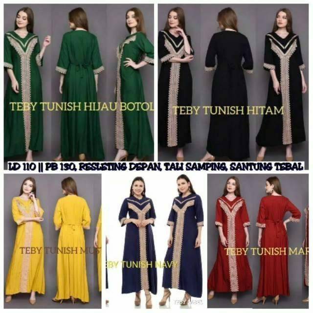 🆙🆕DASTER ARAB SABRINA RENDA MOTIF TERBARU BUSUI RAYON TEBAL TERLARIS Longdres gamis arab zeema renda